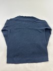 Rei Shirt Womens Medium Blue Waffle Knit Long Sleeve Pullover Cooperative