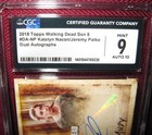 2018 Topps Walking Dead Season 8 Dual Autograph Enid Andy 22 25 Cgc 9 Auto 10