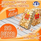 Mt Products Popcorn Bags - 46 Oz Popcorn Holders With Flat Bottom - Pack Of 50