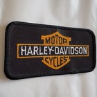 Harley Davidson Bar   Shield Patch Vintage Collectible Biker Vest Patch Emblem 