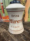 Antique C  1900 Hires Root Beer Porcelain Soda Dispenser Sign Coke 7up Pepsi Dp