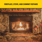 Stanley Stove Sealant Fireplace Sealer High Temp 2700f Black 10 1oz 12 Pack