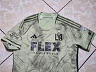 New Adidas 2023 24 Lafc Authentic Away Green Mls Soccer Jersey Mens Large
