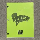 American Dad Original 2012 Production Used Table Draft Script Seth Macfarlane