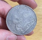 Naples  italy  - 1735 Large Silver Piastre - Volcano God