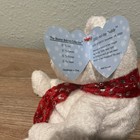 Ty Beanie Baby 2000 Holiday Teddy  Dob December 24  2000 Mwmt Free Shipping