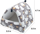 2 Pieces Small Pet Cage Hammock Guinea Pig Bed Hideout  Warm Rat Hammock Bed Bun
