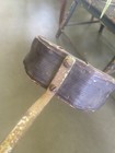 Antique Early Barber  dental  Chair Headrest Head Rest Cast Iron From Old Hotel