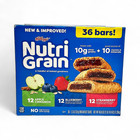 Kelloggs Nutri Grain Snack Bars Apple Cinnamon   Strawberry   Blueberry 36-pack