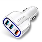 3 Port Usb Super Fast Car Charger Adapter For Iphone Samsung Android Cell Phone