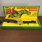 Dabs Incredible Hulk Watch - Not Working With Box 1979 Super Heroes Marvel