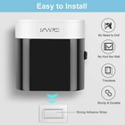 Dustproof Cover Toothbrush Holder Wall Mounted Automatic Dispenser For Shower   