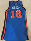 Roger Mason Game Worn Used Jersey New York Knicks Adidas Virginia  steiner Coa 
