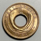 Bu 1954 East Africa 1 Cent Copper Coin