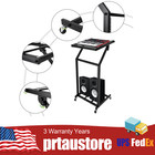16u Rack Mount Dj Mixer Case Stand Studio Equipment Cart Stage Amp Rolling