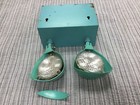 Very Rare Appleton Mfg Turquoise Emergency Spot Light Model 5000-741 Retro 50 s 