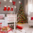 Christmas Decorations Lighted Small White Christmas Tree With Lights 2ft Light U