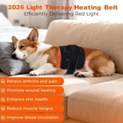 Red Light Therapy Belt For Dogs Body 70 Leds 13 8x7 Inch Pad