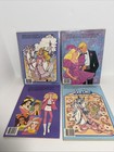 Lot Of 4 Vintage 1980s Barbie Coloring Books Golden Partially Used