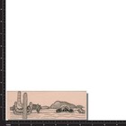 New Rubber Stamp  Cactus Scene  Background Desert Landscape Nature Media Travel
