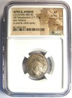 Athens Silver Ar Tetradrachm 510-480 Bc - Rare Early Issue  Certified Ngc Xf Ef