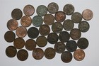               Belgium 2 Centimes Massive Old Coins Collection B50 Zj6