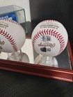 2016 World Series Anthony Rizzo   Kris Bryant Signed 2 Baseballs Fanatics mlb     