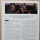 1990 Mazda 929s White Sedan Vintage Print Ad Safety Features Auto Car Advert