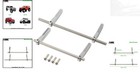 Adjustable Aluminum Alloy Bumper For 1 10 Rc Crawler - Front   Rear Set