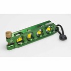 Greenlee L77 6-1 2  4 Vials Professional Grade Mini Magnetic Bubble Level