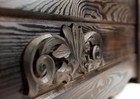 Wooden Vintage Blanket Trunk Box Coffee Table Chest Ottoman Furniture Wbt6