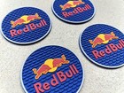 4pcs Bu Red Bull Coasters Drip Mat Bar Mat Spill Mat Bar Runner Beer Coasters