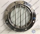 Authentic Marine Brass Aluminum Porthole Hatch Windows     Lot Of 2 Antique Ship