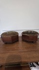 A Pair Of Antique Victorian Mahogany Foot Stools