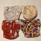 Alva Cloth Diaper Covers Reusable 4 Pack Unisex Colors