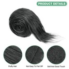 Faux Fur Fabric Precut Strips 59x2 Inch For Diy Crafts Christmas Black