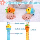 Easter Baby Wrist Rattle Socks And Foot Finder Set  Infant Girl Boy Toys For Bab