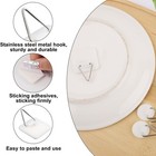 30pcs Plate Hangers For The Wall  Invisible Adhesive Plate Hanger  Wall Mount