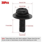30pcs M6 Transmission Pan Bolts With Washers  Oem Replacement For Toyota   More