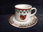 Betty Crocker Apple Country Inn Collection By Citation 4 Cups 4 Saucers
