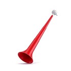 Vuvuzela Stadium Horn  1 Pack Red 24 Inch Collapsible Soccer Horn  Red   1 Pack