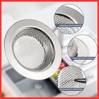 2pcs 4 5  Kitchen Bathroom Sink Strainer Stainless Steel Filter Drain Strainer