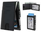Pop-up Wallet For Men     Rfid Blocking Slim Aluminum Card Holder With Cash Slot
