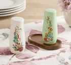 New Pioneer Woman Floral Meadow Ceramic Salt   Pepper Shaker Set