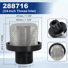 Graco Paint Sprayer Replacement Filter Set  1 Strainer   8 Spray Gun Filters