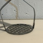 Vintage Robinson Knife Co Stainless Vegetable potato Masher Wooden Handle Usa