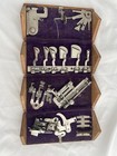 Antique 1889 Singer Sewing Machine Oak Puzzle Box W accessories Read More Info