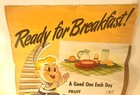 Vintage 1957 Ready For Breakfast  National Dairy Council Poster Neat Looking 