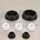 Black Silicone Rubber Blanking End Caps Tube Pipe Inserts Plug Bung 6 8-201 5mm