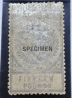 South Australia Stamp 1886 Qv 15   Silver Specimen     Mlh   Fs168